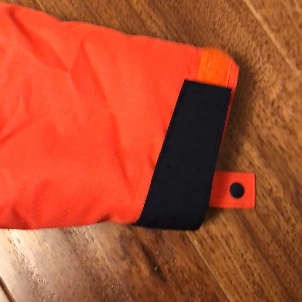 The Children’s Place 2T Hooded Winter Jacket, Navy Blue and Orange